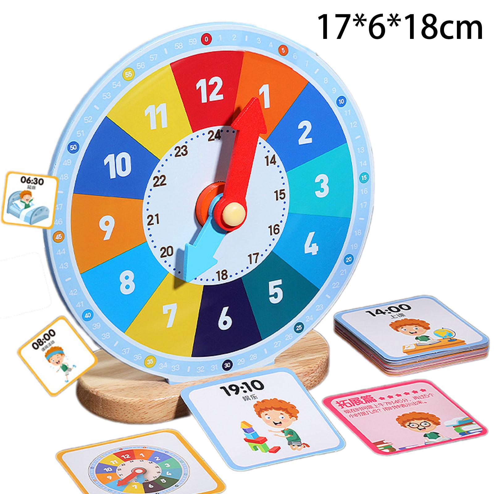 ساعة تعليمية خشبية للأطفال، لع - مراجعة Kids Education Number وسعره